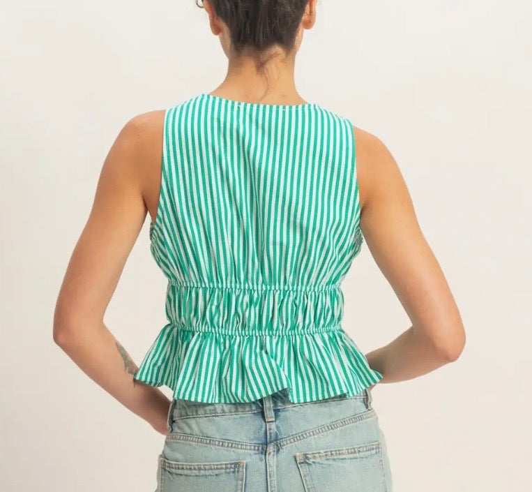 Elen Peplum Top
