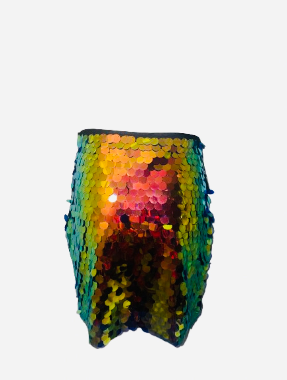 Multicolor Sequins Mini Skirt