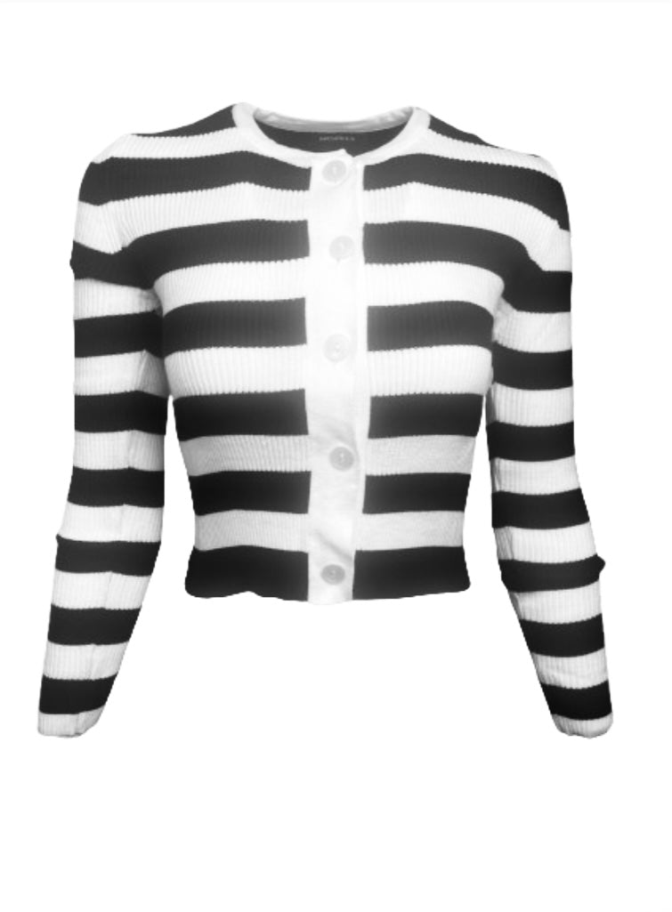 Striped Knit Top