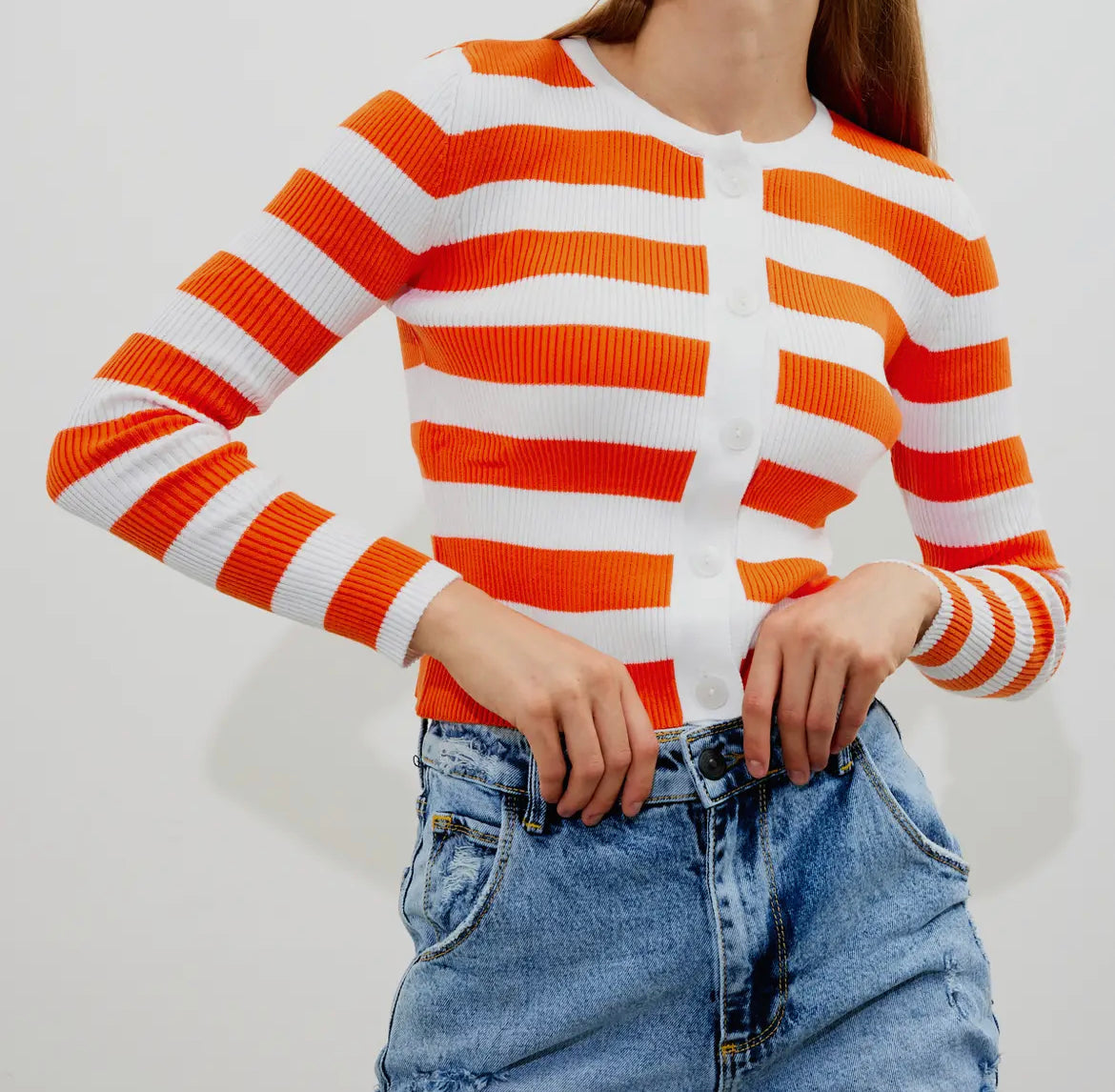 Striped Knit Top