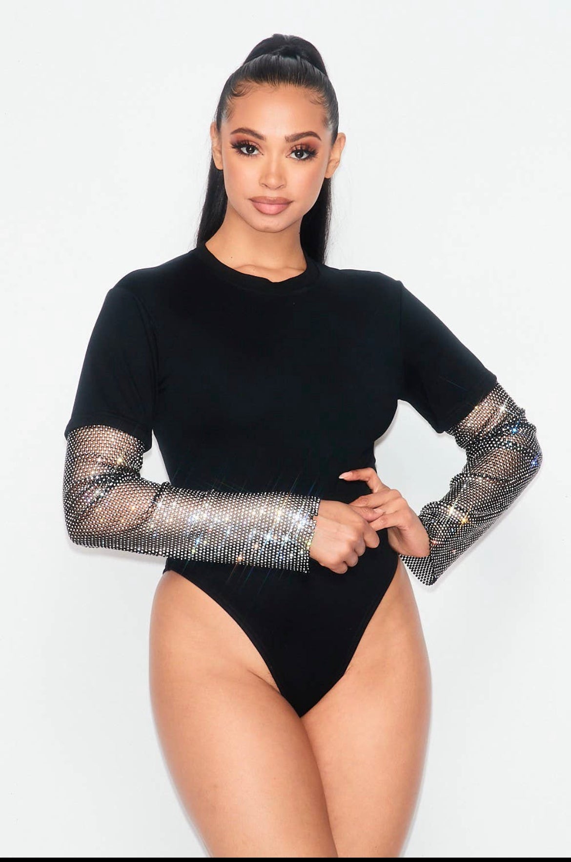 Bella Rhinestone Bodysuit