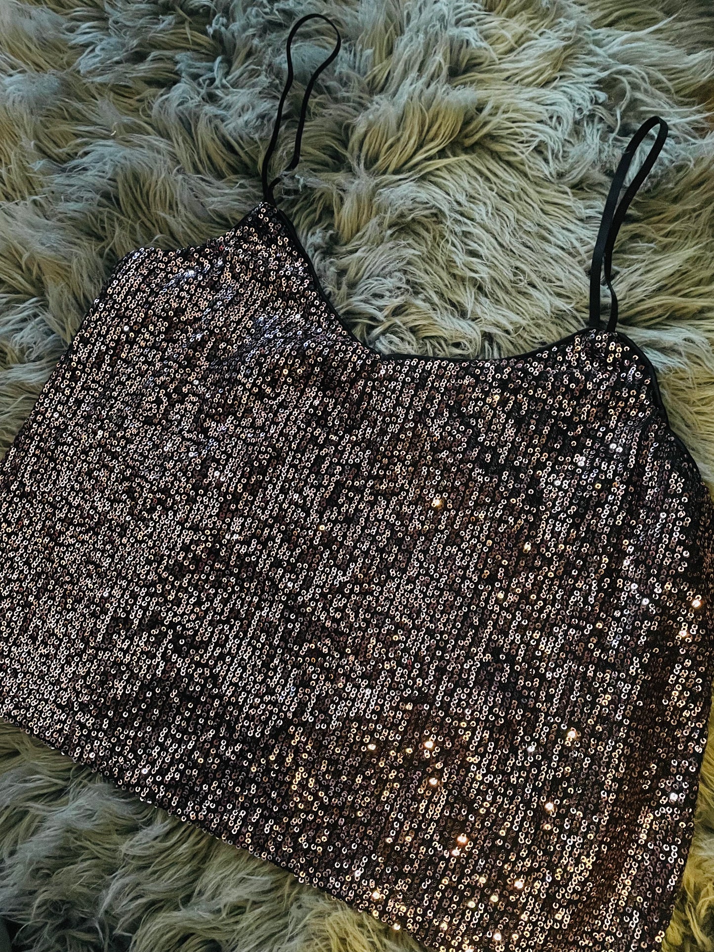 Cheisa I'm a Vibe Sequin Cami Top