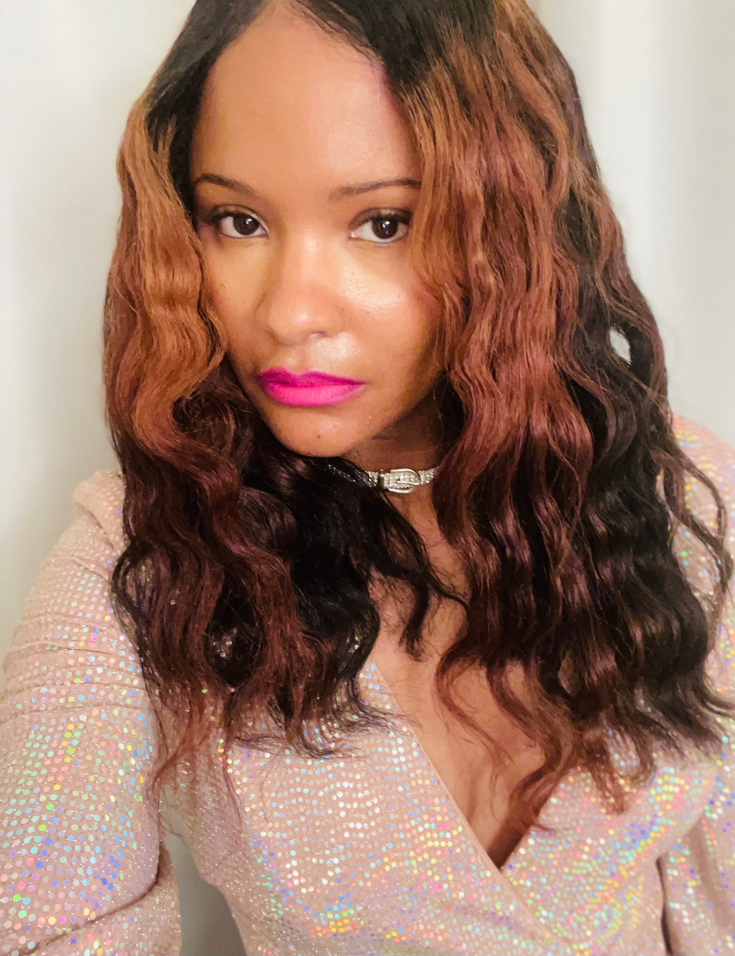 Hey Boo Sequin Bodysuit-Pink