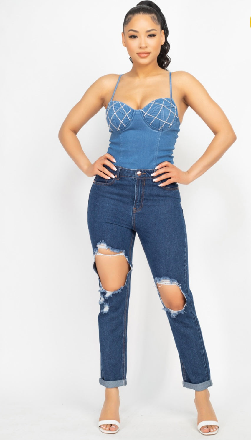 Ariah Rhinestone Bodysuit