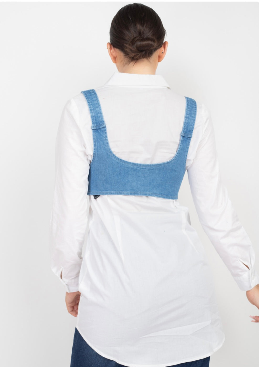 Denim Belt Vest