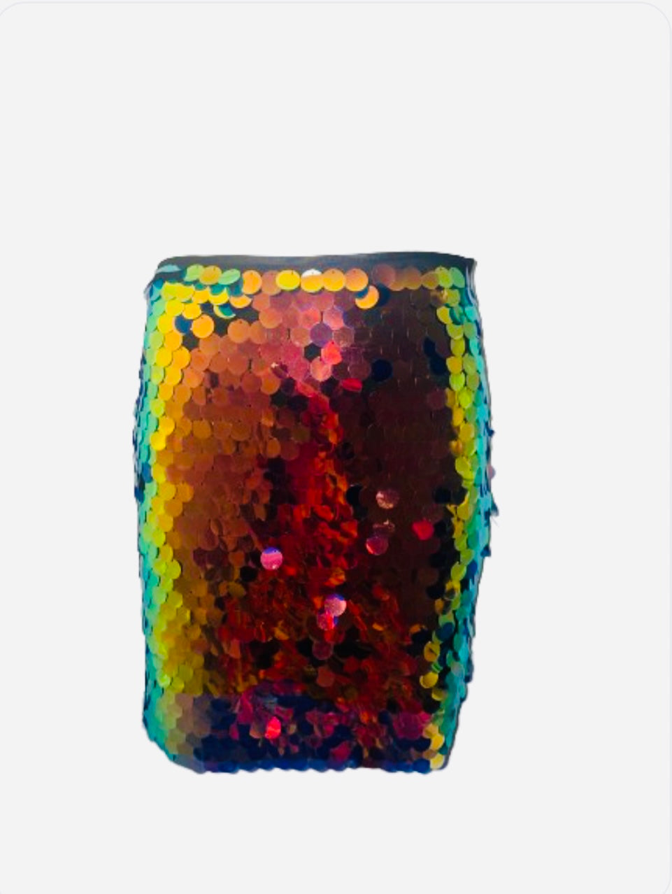 Multicolor Sequins Mini Skirt