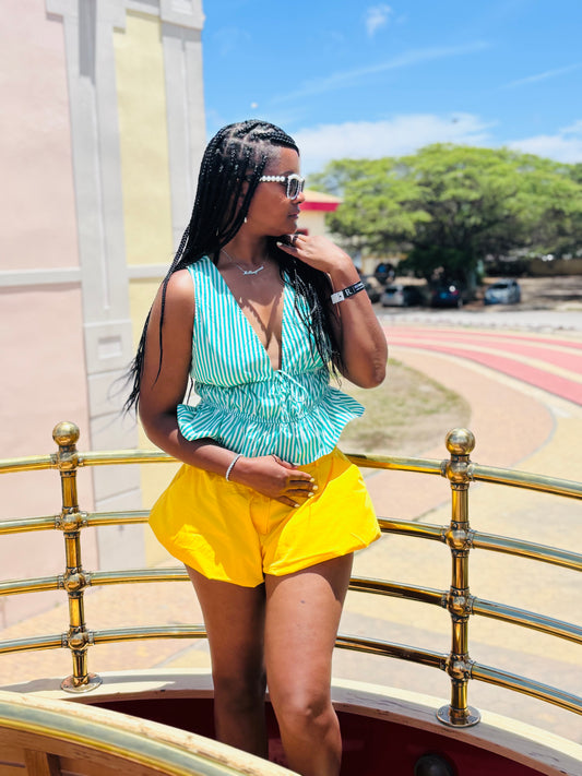 Elen Peplum Top