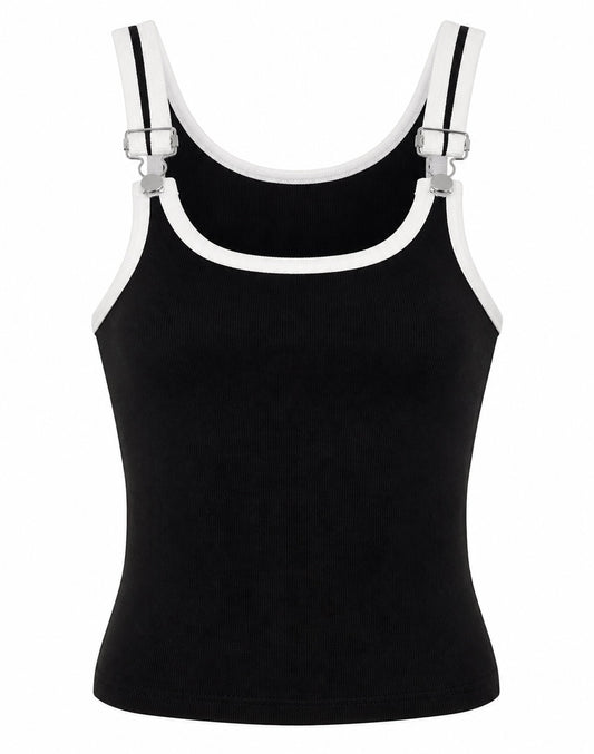 Buckle Strap Tank Top