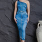 Denim Effect Dress