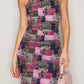 Animal Patchwork Dress