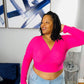 Amaiya Wrap Shirt - Plus Size