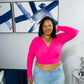 Amaiya Wrap Shirt - Plus Size