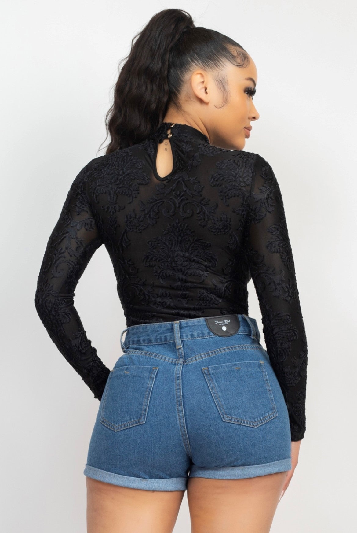 Shanika Embroidered Bodysuit