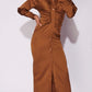 Leslie Satin Shirt Dress
