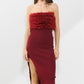 Reese Ruffled Tube Dress