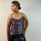 Cheisa I'm a Vibe Sequin Cami Top
