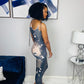 Raindrop Body Maxi Dress