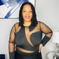 I'm Here Babe Bodysuit- Plus Size
