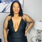 Diva Rhinestone Bodysuit-Plus Size
