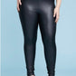 Kennie Faux leather leggings- Plus Size